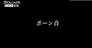 プロフェッショナル仕事の流儀